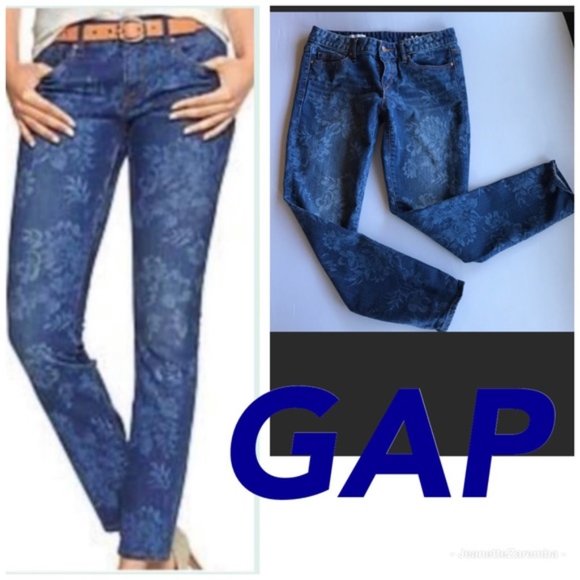 Euc Womens/Juniors Gap1969 Petitte Blue Jeans Always Skinny Size 27 - Picture 1 of 4